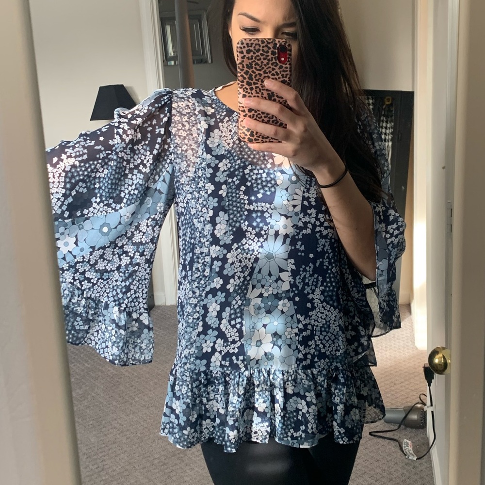Michael Kors Floral Blouse